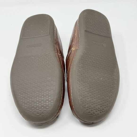 LL Bean Elkhide Slippers Mens 10 M Brown Leather Comfort Slip On Comfort Shoes main image 6